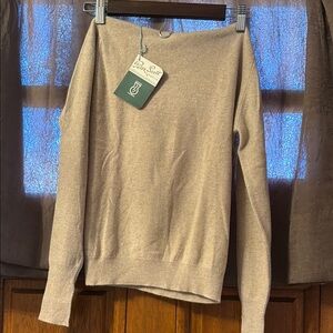 Peter Scott of Hawick Women's Tan Turtleneck Sweater!